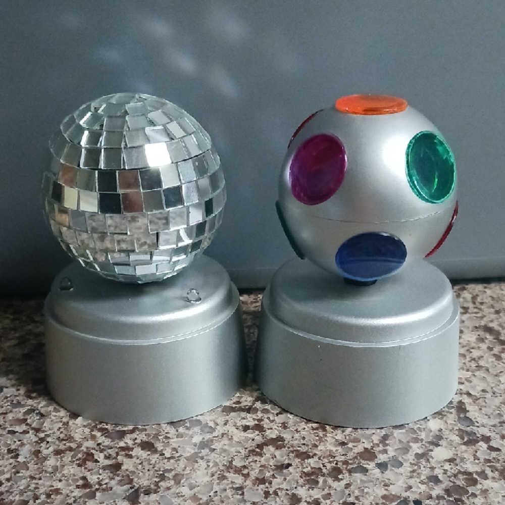 Disco Ball and Colorful Light Set